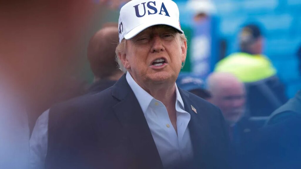 Trump dodges question on Irish protests with bizarre ‘compliment’ to female reporter