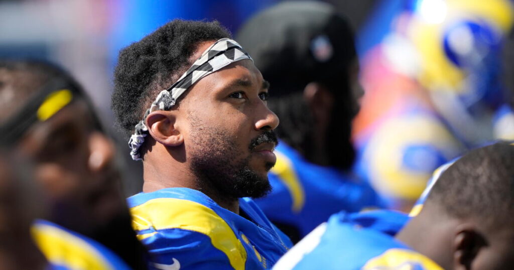 Myles Garrett’s knee injury a warning sign for suddenly fragile Rams defense