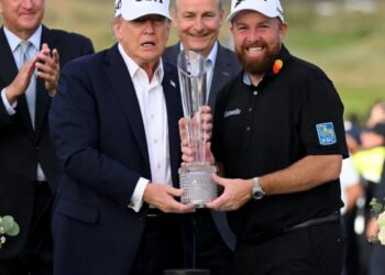 ‘Everybody’s been bugging me’ — Trump says he’ll remove his 10% tariff on Irish whiskey during trophy ceremony at a golf tournament in Ireland