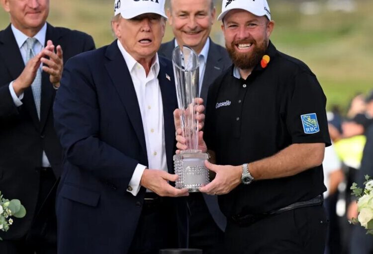 ‘Everybody’s been bugging me’ — Trump says he’ll remove his 10% tariff on Irish whiskey during trophy ceremony at a golf tournament in Ireland