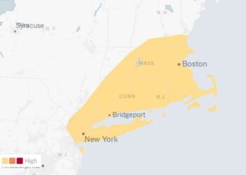 Heavy Rains Bring Flooding to Parts of the East Coast