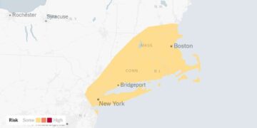 Heavy Rains Bring Flooding to Parts of the East Coast