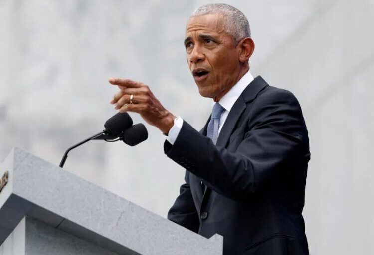 While Barack Obama urges Democrats to make AI a campaign issue, Trump downplays the need to slow development despite dire warnings 