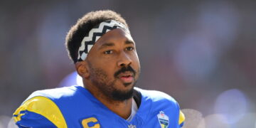 Rams star Myles Garrett to undergo knee surgery, will be placed on injured reserve