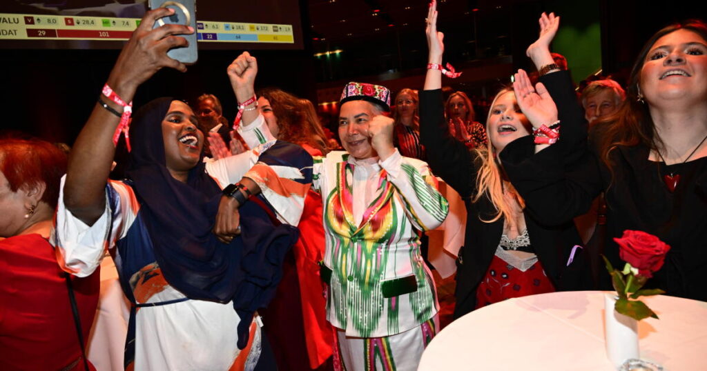Left-wing opposition in Sweden projected to win majority, election exit polls show