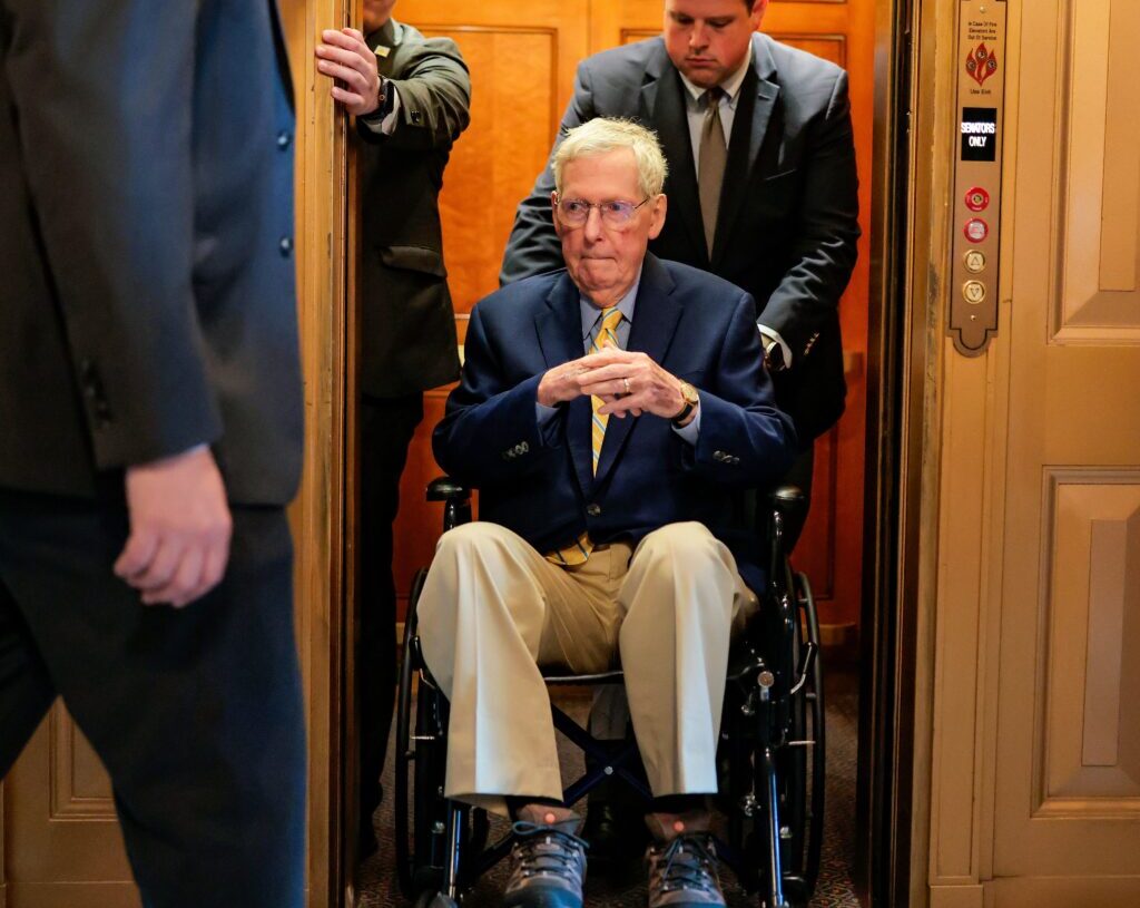 The Senate returns Monday. It’s not clear if McConnell will be back.