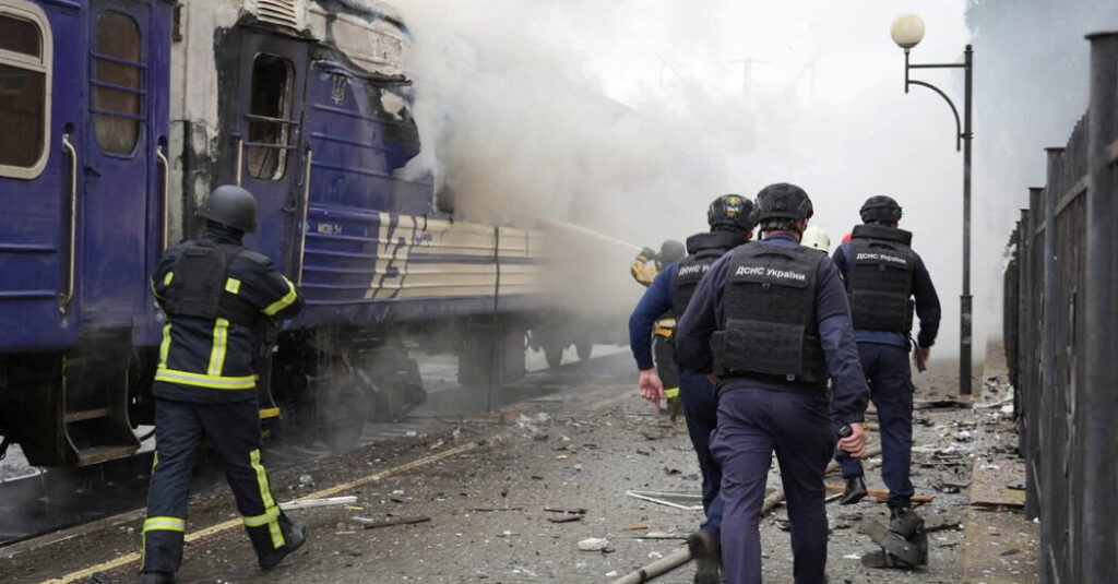 Russian Strike on Train Station Near Poland Seen as Warning to Kyiv’s Allies