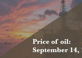 Current price of oil as of September 14, 2026