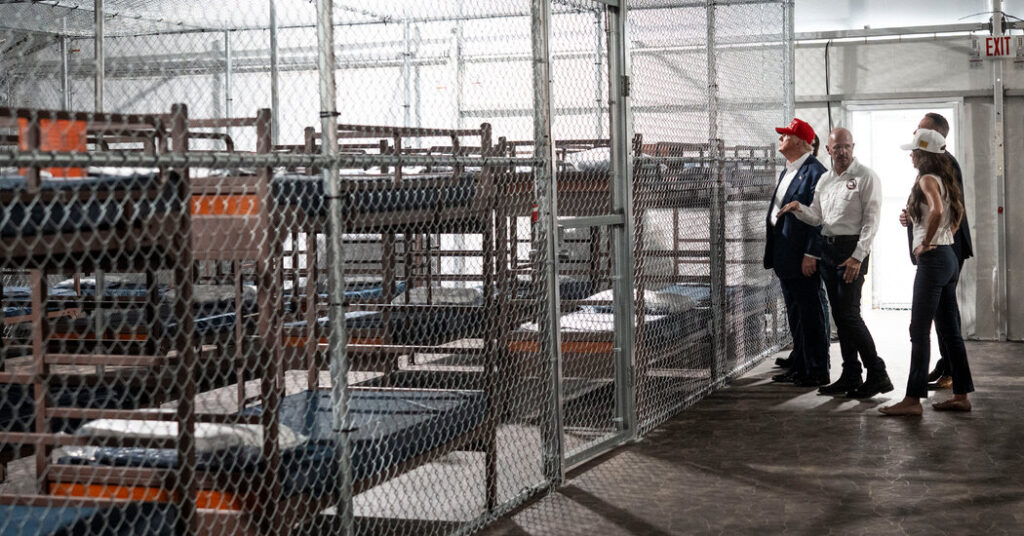 ‘Alligator Alcatraz’ Used Small Cages as ‘Calming Areas,’ Report Says