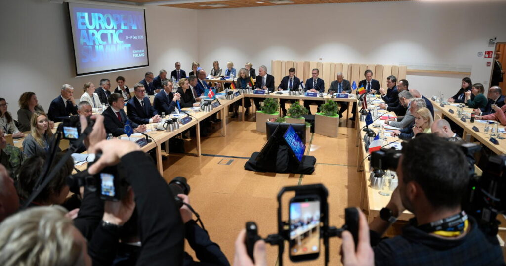 European leaders meet as Arctic thaw opens shipping routes and Russian buildup stokes security fears