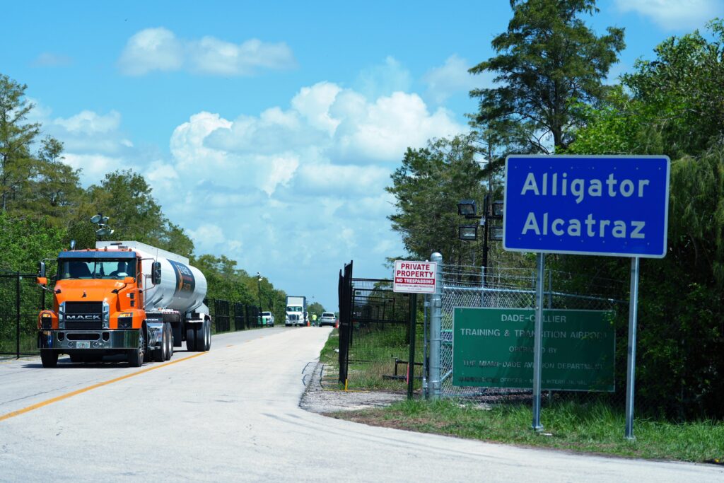 Alligator Alcatraz detainees were put in small cages, DHS watchdog report finds