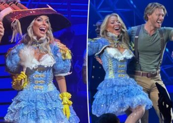 Juliet Mayhew trades ‘Real Housewives of London’ drama for Broadway in wild ‘Titanique’ cameo