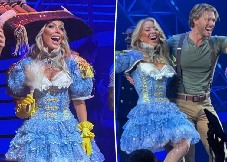 Juliet Mayhew trades ‘Real Housewives of London’ drama for Broadway in wild ‘Titanique’ cameo