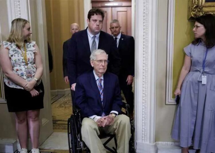 ‘Elder abuse’ accusations fly as McConnell goes MIA when he was expected back in Senate