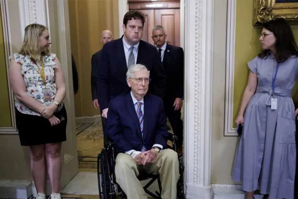 ‘Elder abuse’ accusations fly as McConnell goes MIA when he was expected back in Senate