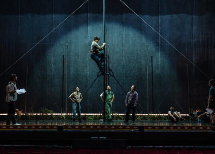 Behind the high-stakes acrobatics of ‘Water for Elephants’ at the Pantages