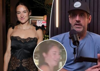 Shailene Woodley laughs off question about ex Aaron Rodgers after NFL star’s scathing comments