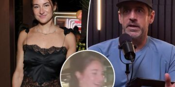 Shailene Woodley laughs off question about ex Aaron Rodgers after NFL star’s scathing comments