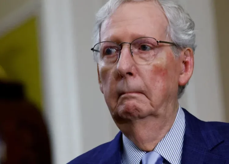 Police descend on Mitch McConnell’s home — as aides vow his Senate return