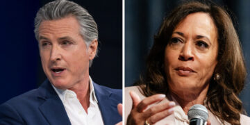 Gavin Newsom Says He Won’t Run in 2028 if Kamala Harris Does
