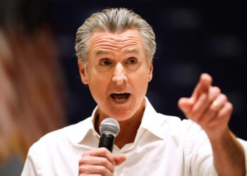 Gavin Newsom says he won’t run for president if Kamala Harris does
