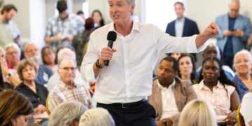 Newsom says he won’t run for president if Harris does