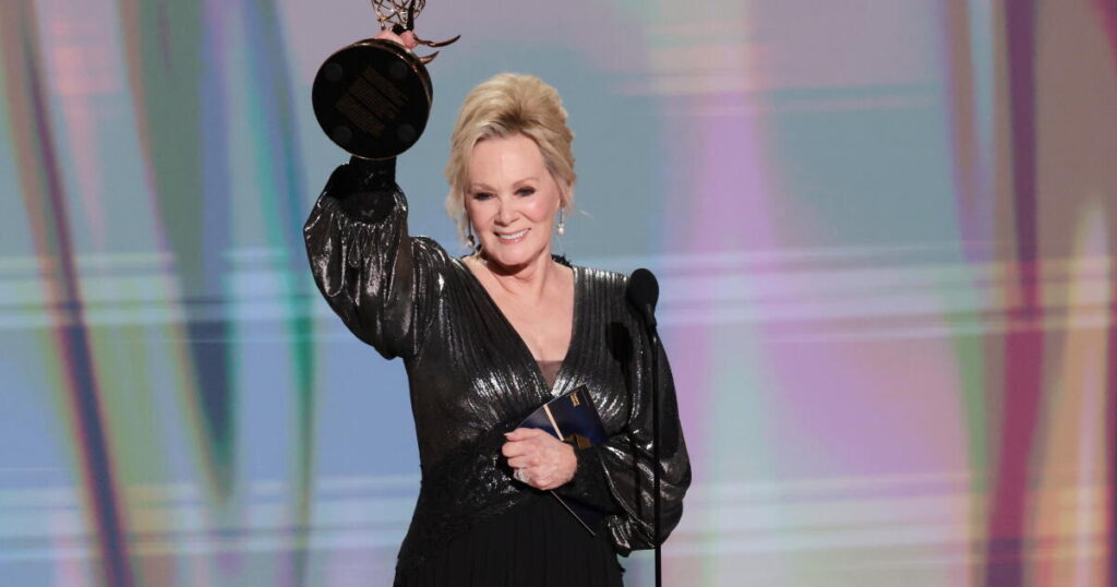 Jean Smart wins Emmy for lead actress in a comedy for ‘Hacks’ final season, tying record