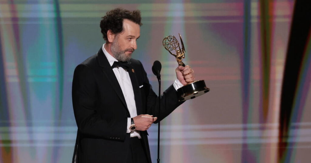 Matthew Rhys makes Emmys history, winning two lead actor awards on the same night