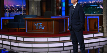 ‘The Late Show With Stephen Colbert’ Goes Out With an Emmy Win