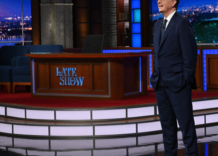 ‘The Late Show With Stephen Colbert’ Goes Out With an Emmy Win