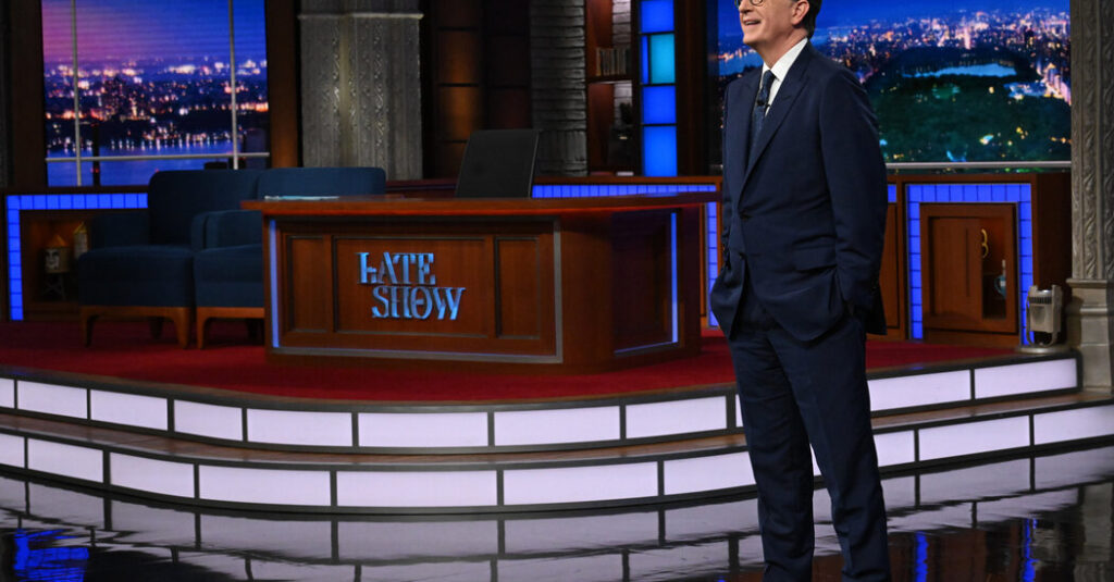 ‘The Late Show With Stephen Colbert’ Goes Out With an Emmy Win