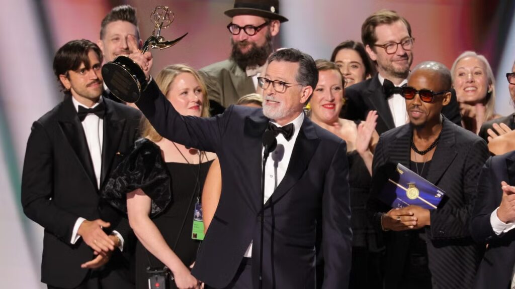 Stephen Colbert Uses ‘The Late Show’ Emmy Win to Make a Plea for His Staff: ‘Hire Them’