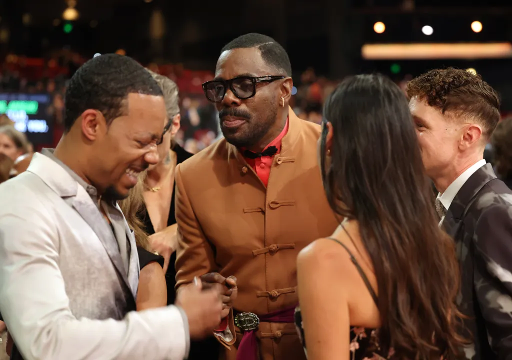 Tyler James Williams and Colman Domingo at the 78th Primetime Emmy Awards.