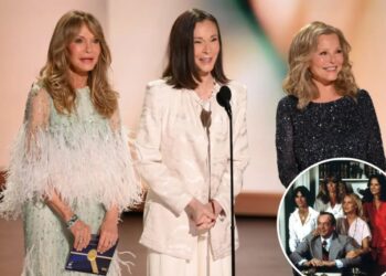 ‘Charlie’s Angels’ vets Kate Jackson, Jaclyn Smith and Cheryl Ladd honor Farrah Fawcett in Emmys 2026 reunion