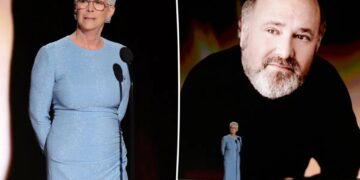 Jamie Lee Curtis breaks down in tears honoring Rob Reiner during Emmys 2026 in memoriam