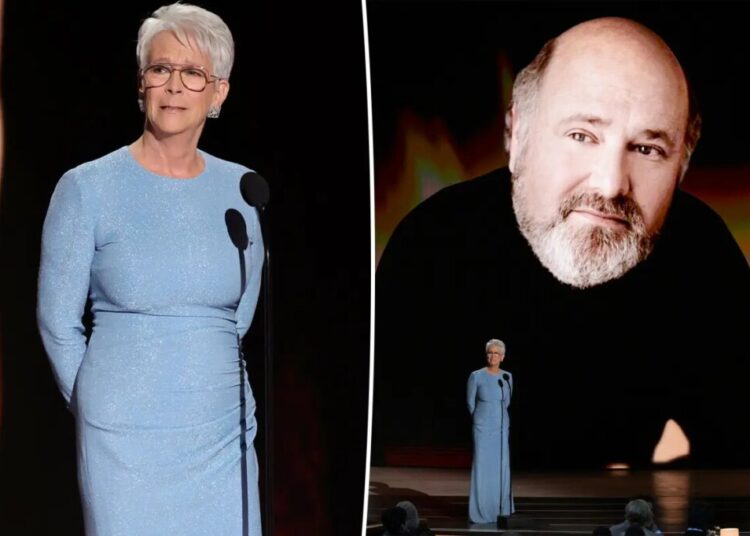 Jamie Lee Curtis breaks down in tears honoring Rob Reiner during Emmys 2026 in memoriam