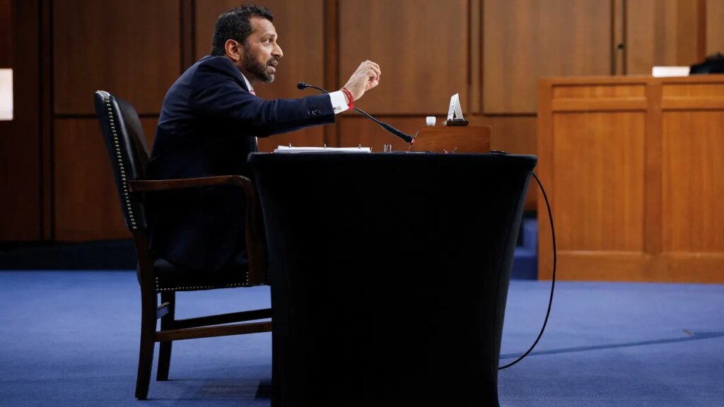 Kash Patel caught ‘overselling’ FBI’s role in falling crime rates