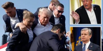 Trump rips ‘dirty cop’ ex-FBI boss Christopher Wray after new revelations about would-be assassin Thomas Crooks