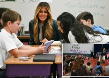 Melania Trump tells elementary school kids not to fear AI — while unveiling Nvidia investment