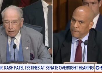 Cory Booker’s Kash Patel Questioning Triggers Shouting Match With Chuck Grassley: ‘Are You Ready to Shut Up?’