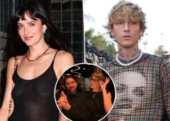 Why Dakota Johnson and Machine Gun Kelly escaped to Taylor Swift’s NYC apartment on date night: ‘They hit it off’