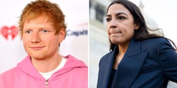 AOC Says the Real Problem in Ed Sheeran-Macklemore Fallout Is Stadium Owners’ Censorship: ‘Not Just About One Artist’