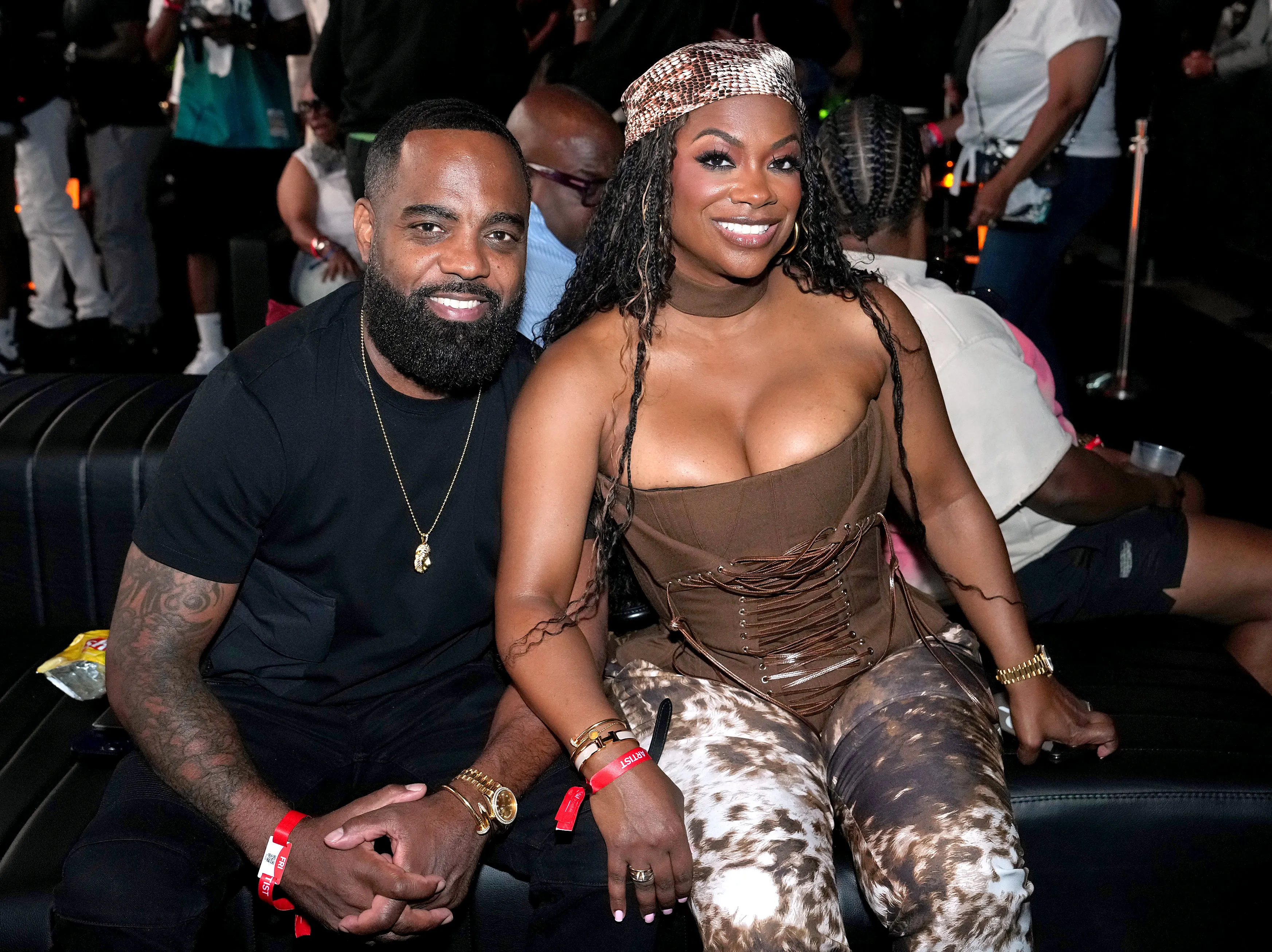 Todd Tucker and Kandi Burruss at the 2025 ESSENCE Festival of Culture.