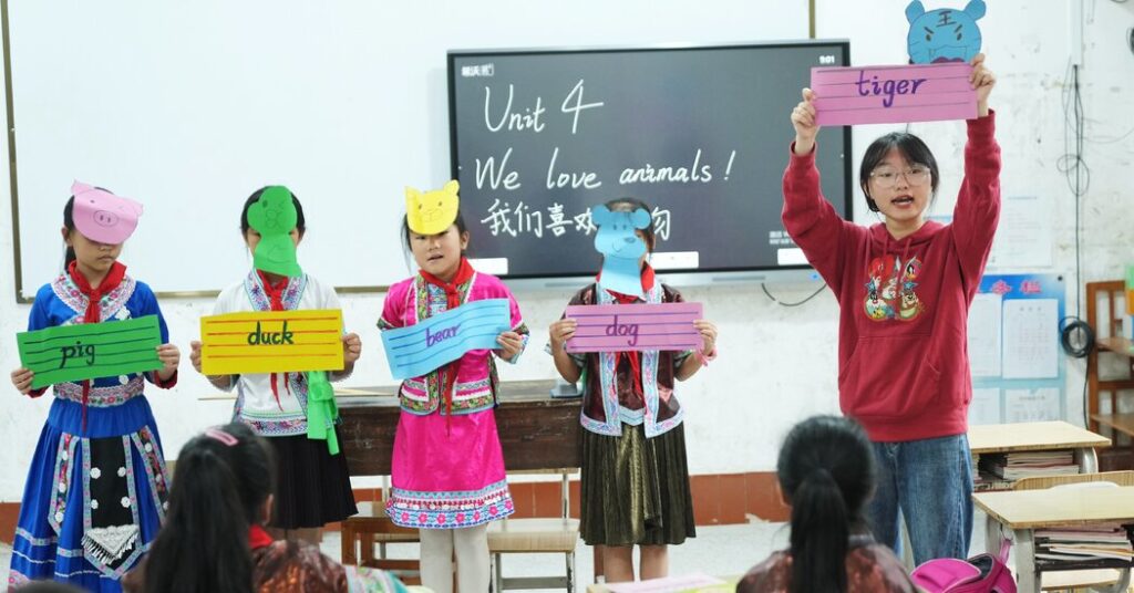 In the Age of A.I., Some in China Wonder if Learning English Is Worth the Trouble