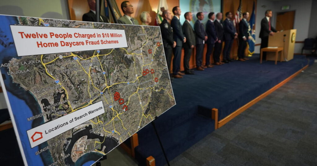 Federal authorities allege $10 million in child-care payment fraud in San Diego County
