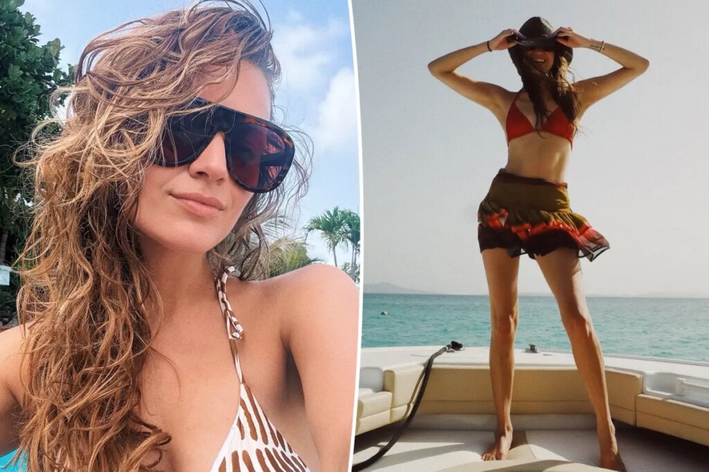Kelsea Ballerini flaunts her abs in red bikini as she rings in her 33rd birthday