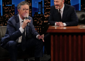 Stephen Colbert Returns to Late Night on ‘Jimmy Kimmel Live’