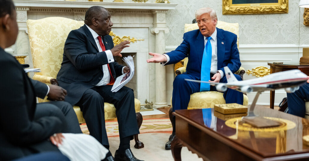 Trump Bars Some South Africans Over Claims of Anti-White Discrimination