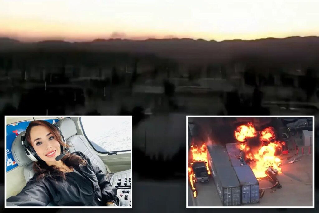 Livestream shows final moments of NBC news helicopter before deadly crash