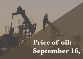 Current price of oil as of September 16, 2026